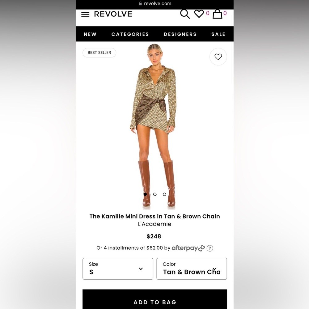 L'Academie kamille mini dress